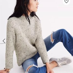 Madewell Donegal Northfield Mockneck Sweater